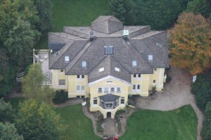 Our house from above